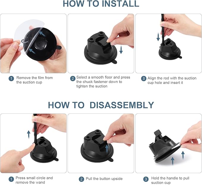 Interactive Bird Simulation Cat Toy Set -2 Teaser Poles, 4 Replacement Birds, 1 Feather & 1 Mouse - Self-Stick Base for Realistic Hunting Fun