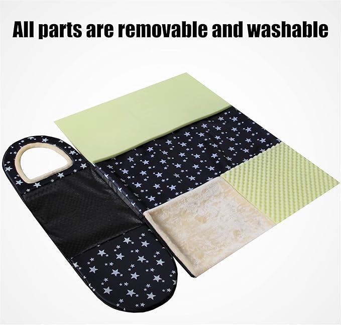 Dog Bed,2 Ways to Use,Indoor Pet House with Fluffy Mat,Removable and Washable Cover,Splash-Proof House and Non-Slip Bottom,for Large Dogs(2XL Star)