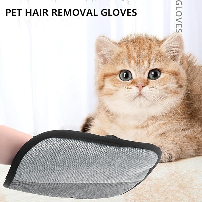Pet Hair Removal Glove for Cats & Dogs: 1PC Five-Finger Glove for Animal Fur Removal Tool, Pet Hair Remover for Couch,Carpet,Clothes