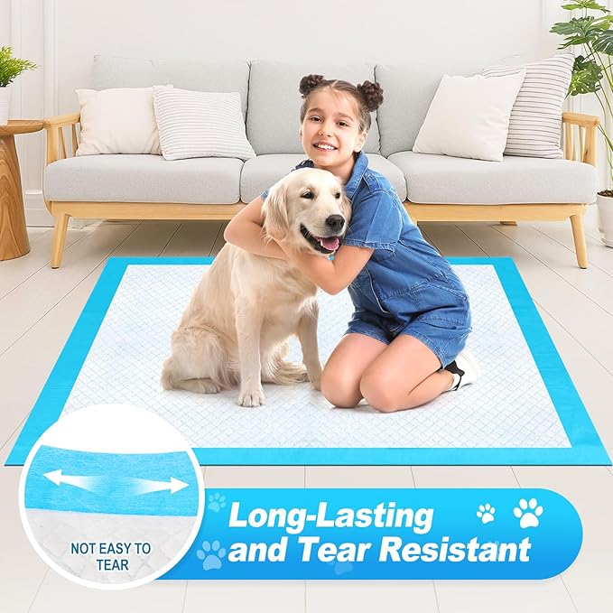 Pee Pads for Dogs & Cats 40"x40" 13 Count, Puppy Pads Extra Large, Disposable Thicken Pet Training Pads for Doggie Rabbits, Incontinence Underpads Ultra Absorbent & Quick-Dry, Leakproof Potty Pad