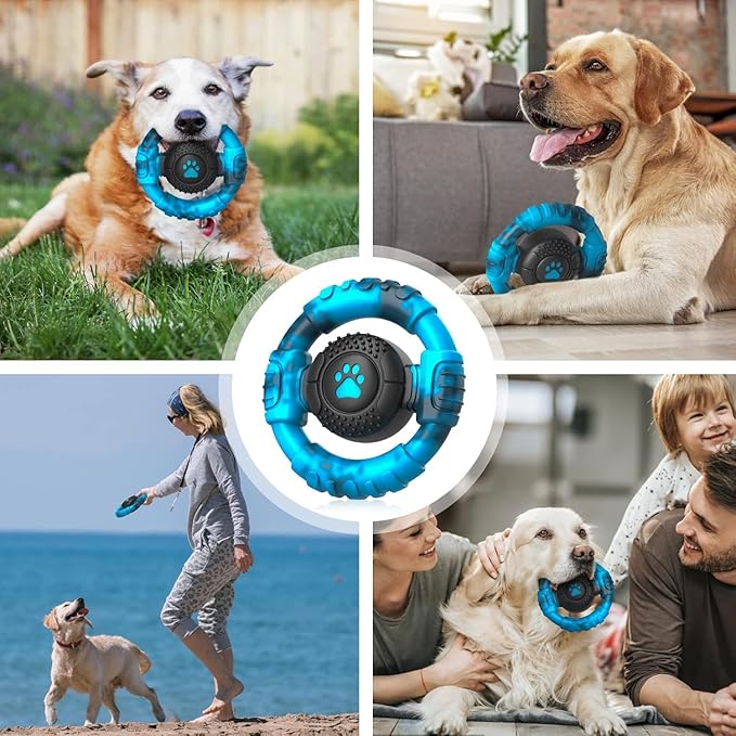 Chew Toys for Medium Large Breed, Tough Dog Toys for Aggressive Chewers, Indestructible Dog Toys to Keep Them Busy, Outdoor Puppy Toys,Birthday