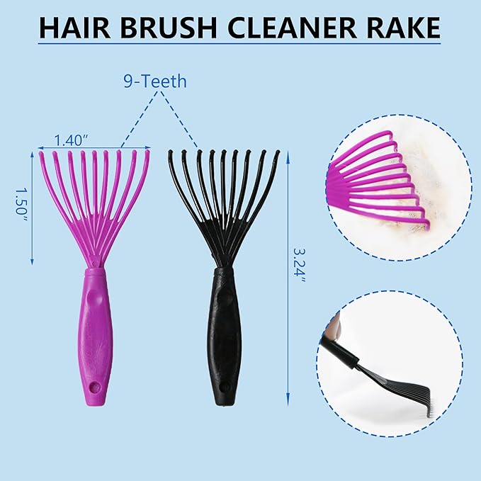 Extra Long Pin Brush for Large Dogs, Remove Loose Fur and Tangles; 5-in-1 Dog Grooming Brush for Long Haired Dogs&Cats