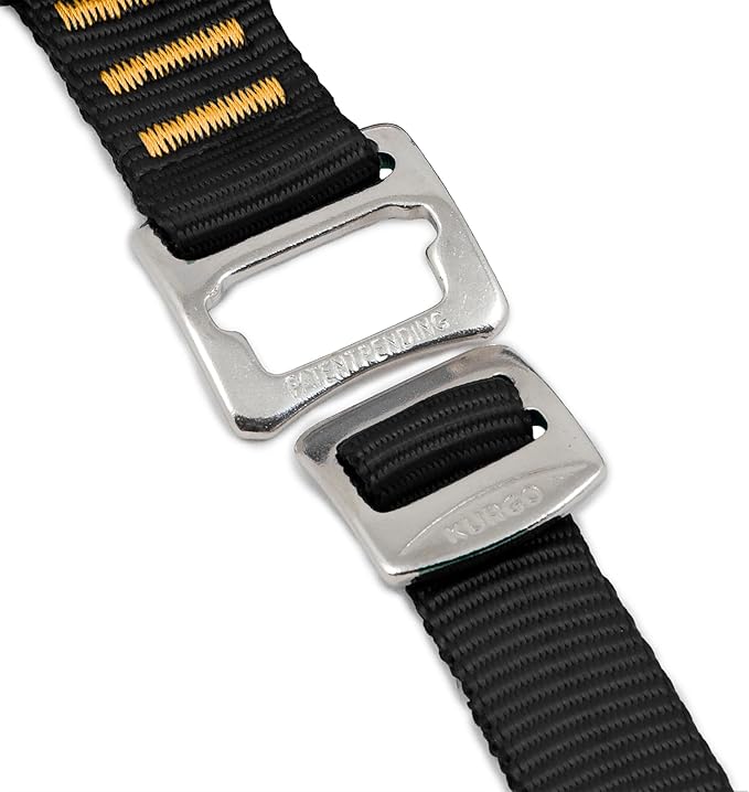 Kurgo Enhanced Strength Tru-Fit Dog Car Harness - Pet Travel Safety Harness - Crash Test Certified Fit - Five Point Adjustment - Secure Buckle - Padded Chest - Charcoal - Small