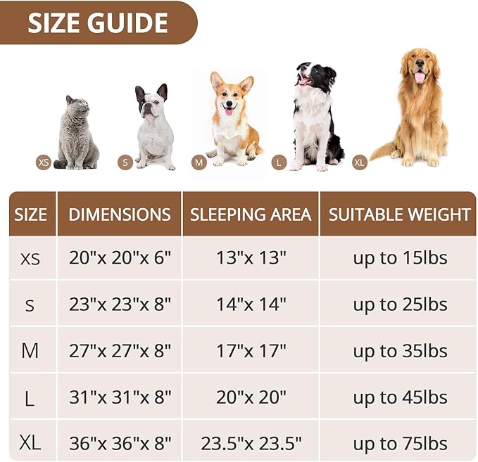 JOLLYVOGUE Calming Dog Bed Medium Size Dog, Anti-Anxiety Donut Medium Pet Bed, 31 inches Fluffy Faux Fur Round Cat Bed, Fits up to 45 lbs Pets (Smoke Pink)