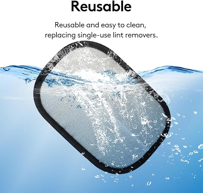 1 Pack Pet Hair Remover Glove Brush, Reusable Cat & Dog Grooming Mitt for Shedding Hair, Lint & Dust Cleaning on Furniture, Clothes, and Car Seats