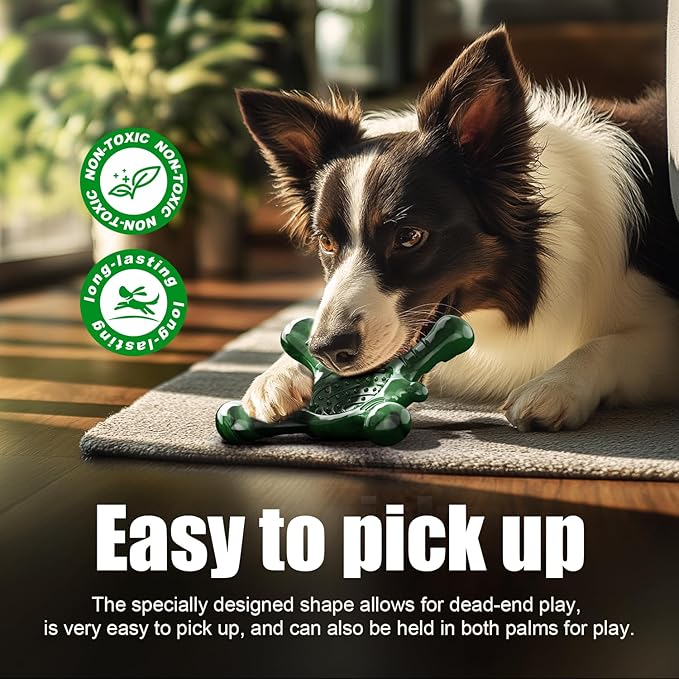 Dog Toys for Small Dogs, Nylon Indestructible Dog Toy for Small Dogs, Hedgehog Puppy Chew Toys with Bacon Flavor,Long Lasting, Puppy Teething Toys, Green