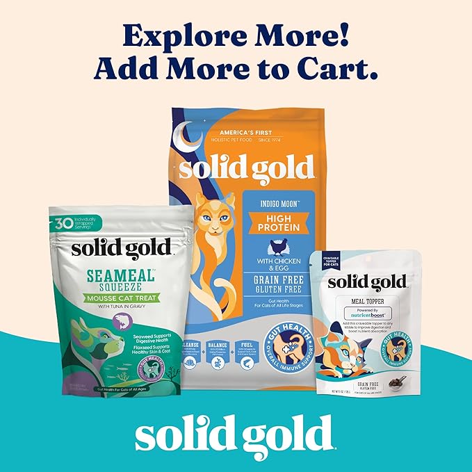 Solid Gold Wet Cat Food Variety Pack - Pate & Shreds in Gravy - Healthy Canned Cat Food Pate w/Real Chicken, Tuna, Mackerel & Sardine - Grain Free & Gluten Free Can Meals for Cats & Kittens - 12ct/3oz
