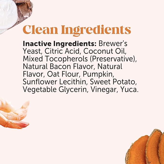 Hemp Hip & Joint Supplement for Dogs - Hemp Oil & Powder - Glucosamine Chondroitin for Dogs, Turmeric, MSM, Green-Lipped Mussel, Supports Mobility, May Reduce Discomfort (Bacon)