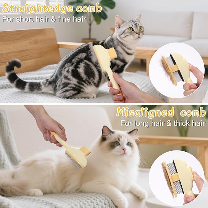 4PCS Pet Hair Removal Glove Set- Reusable Pet Hair Removal Tool for Cats & Dogs, Electrostatic Gloves Pet Hair Remover for Couch, Carpet, Furniture, Car, Bedding, Easy Cleaning & Grooming Tool