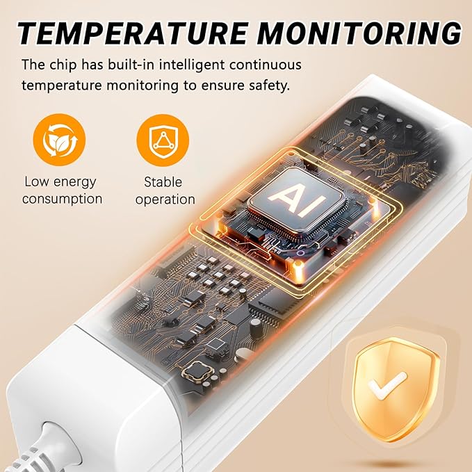 Pet Hair Dryer, Dog Dryer 1000W Powerful Blower with Hanging Neck Strap & Stand, 3 Heat/Speed, Brushless Motor for Fast Drying, Negative Ion, Ultra Lightweight for Home & Travel Grooming