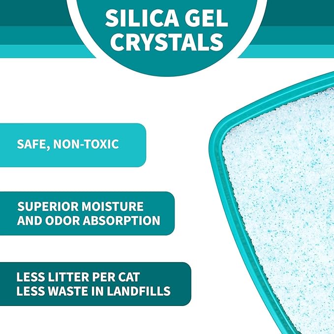 Litter Pearls Micro Fresh Scented Non-Clumping Crystal Cat Litter with Odorbond, 7 lb