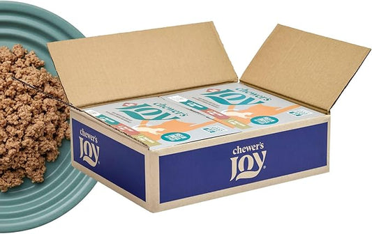 Chewer's Joy Wet Cat Food Variety Pack – 3 Flavors: Tuna & Salmon, Tuna & Chicken, Tuna & Turkey – Natural Pâté – High Protein – Grain Free – Complete & Balanced Nutrition – 24 Cans (3 oz)
