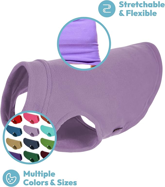 Gooby - Stretch Fleece Vest, Pullover Fleece Vest Jacket Sweater for Dogs, Pink, X-Small