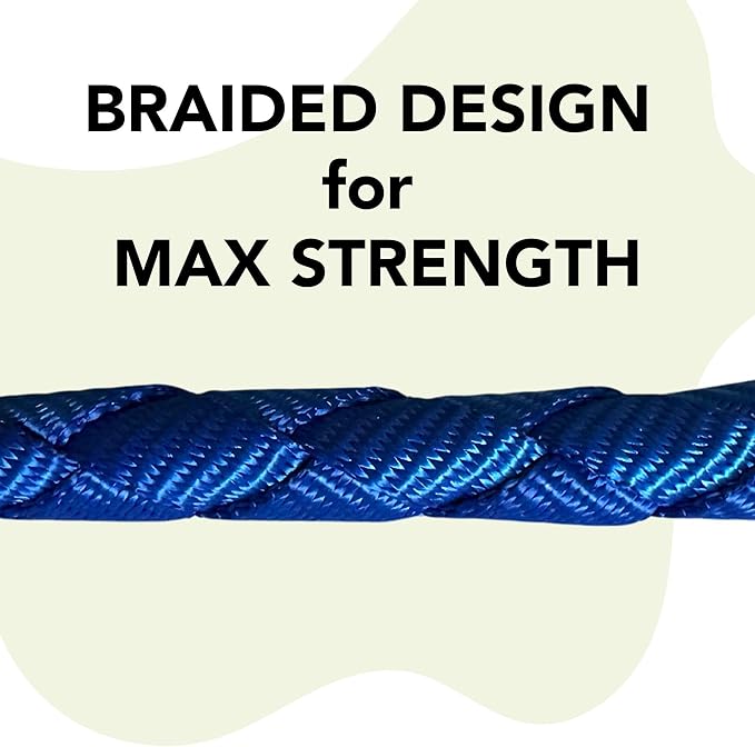 Caldwell's Pet Supply Co. Dual Dog Leash, Double Dog Leash for Two Dogs, Tangle Free, Heavy Duty Double Ended Tandem Leashes with Padded Handle, Tangle-Free Swivel, for Small, Medium or Large Dogs