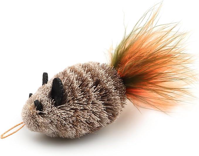 Cat Wand Lures Attachments Feather Toys Refill for Rod Indoo Bored Cats Pole Stick Teaser Interactive Replacement Catcher Hunting Attract (6pcs Cat Toy)