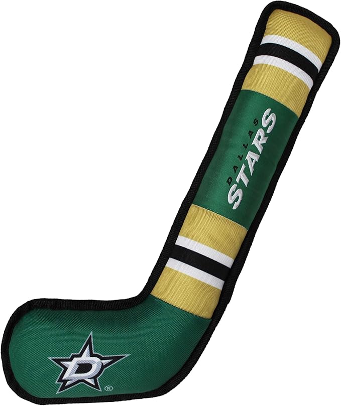 Pets First NHL Dallas Stars Stick Toy for Dogs & Cats. Play Hockey with Your Pet with This Licensed Dog Tough Toy Reward!