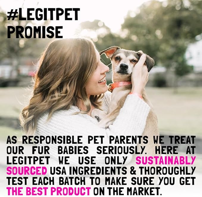 LEGITPET Hemp Hip & Joint Supplement for Dogs Soft Chews Made in USA Functional Glucosamine for Dogs Chondroitin MSM Turmeric Hemp Seed Oil Natural Pain Relief Mobility Advanced Joint 120 Treats