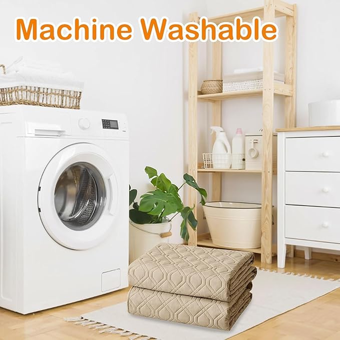 hyha Waterproof Dog Bed Blanket, Soft Pet Blankets, Waterproof Couch Cover for Dogs, Reversible Sofa Covers Washable for Furniture (40x70 Inch, Taupe/Beige)