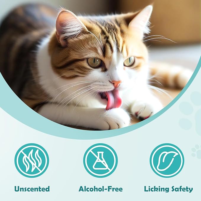 Dog Wipes for Paws Ears Eyes Cleaning, Pet Wipes Unscented Grooming Wipes with Bamboo Fiber for Dogs and Cats, Puppy Kitten Bath Wipe, Hypoallergenic, Lick Safe 400 Count (8"x8")