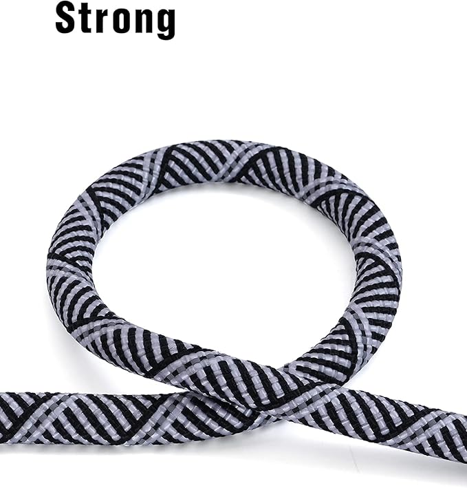 2 Pack Long Dog Leash for Training - 15FT/30FT/50FT, Reflective Rope Check Cord for Large, Medium & Small Dogs - Tie-Out Cable Lead for Hunting, Camping or Backyard