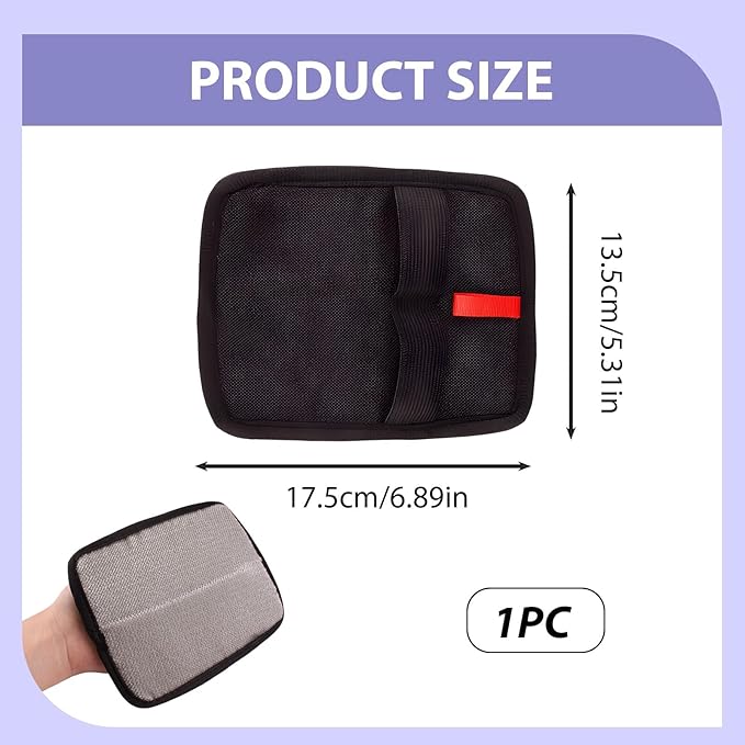 Pet Hair Removal Glove for Cats & Dogs Reusable Electrostatic Pet Hair Remover Magic Brush Pet Hair Remover for Couch, Furniture, Carpet, Curtain, Car Seats (1 PC)