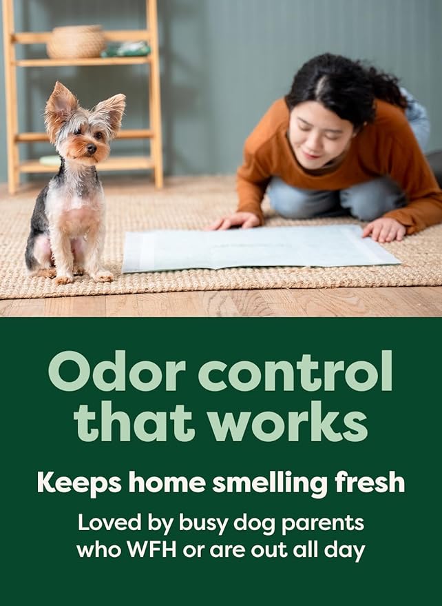 Earth Rated Max Absorbency Trial Pack Puppy Pee Pads for Dogs Absorbs 2X Faster & 2X More, Leak-Proof, Odor Control Potty Training, Unscented, XL, 28” x 34”, 1 Count