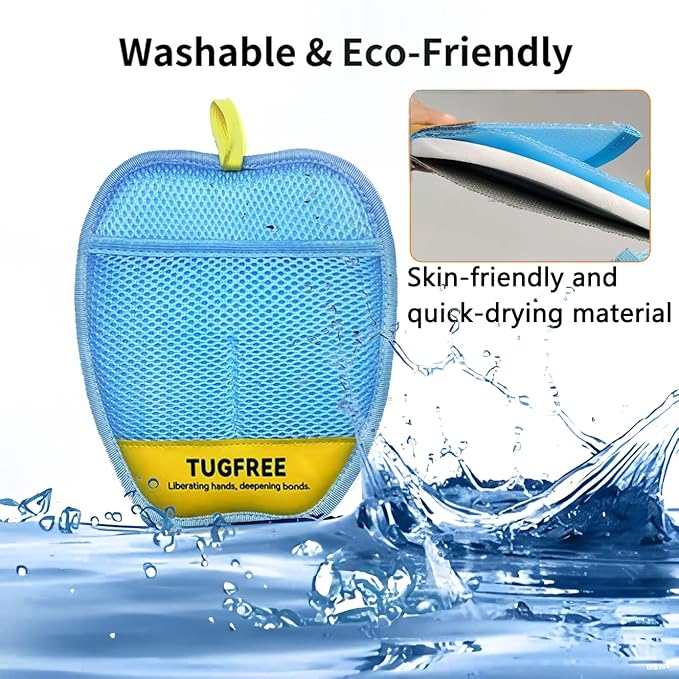 Pet Hair Removal Glove for Dogs & Cats, Upgraded Electrostatic Magic Brush pet hair remover for laundry, Pet Hair Removal Tools for Clothing, Carpet, Sofa Gaps, Car Seat