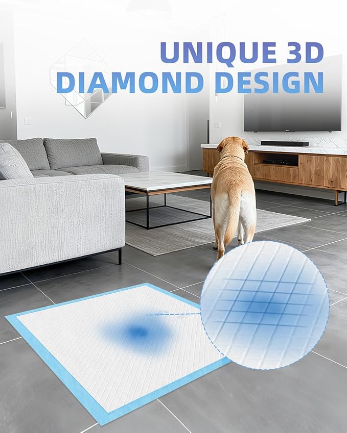 Dog Pee Pads Extra Large 30"x36", 50 Count Puppy Pads XXL, Potty Pads for Dogs, Super Absorbent & Leak-Proof, Disposable Training Pads for Puppies, Doggie Pads