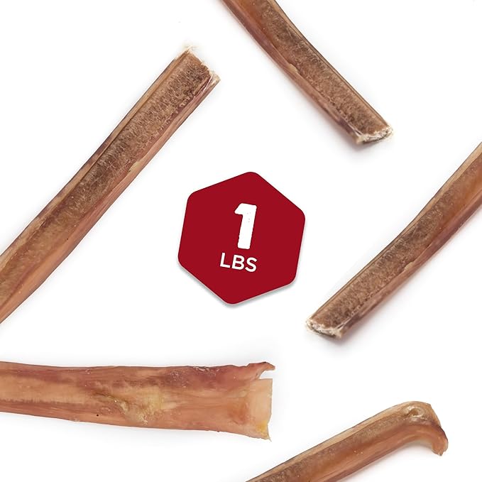 Best Bully Sticks 4 Inch Bully Sticks - 16 oz (Pack of 1) - 100% Natural Grass-Fed, Grain and Rawhide Free, Ideal for Small or Young Canines