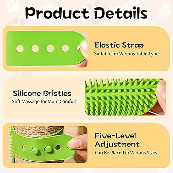 Self Cleaning Slicker Brush, Dog Cat Bunny Pet Grooming Shedding Brush, Easy to Remove Loose Undercoat, Pet Massaging Tool Suitable for Pets with Long or Short Hair (Green)