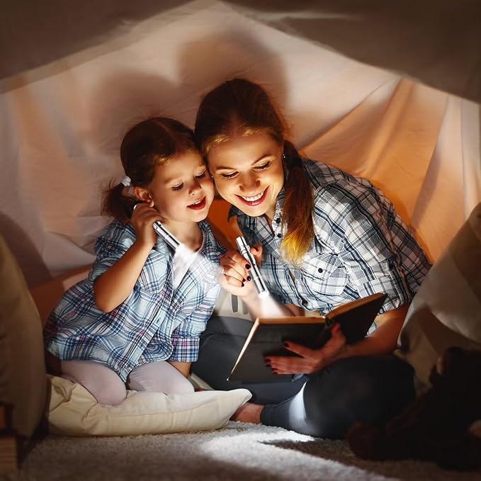 Laser Pointer Cat Toy, Interactive Toy with Red Dot LED Light Pointer, Long Range 3 Modes Projection Playpen for Kitten Interaction,USB Recharge Pointer (2 PCS)