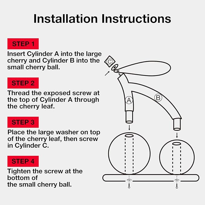VETRESKA Cat Scratching Post, Large Cherry Cat Scratcher with Hammock, Tall Cat Scratch Interactive Toy with Natural Jute Rope for Indoor Cats, Kittens