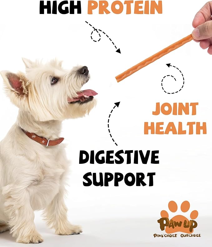 PAWUP Dog Treats, Chicken & Sweet Potato Sticks, High-Protein Natural Snacks, Grain-Free & Rawhide-Free, Easy to Digest, 10.58 oz