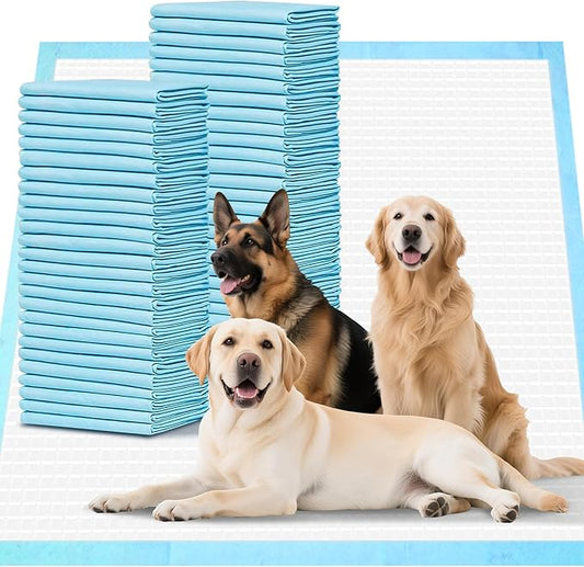 40 Pack Extra Large Dog Pee Pads, XXL Puppy Training Pads - 31.5 x 35.4 Inch, Quick Dry, 6-Layer Leak Proof Protection and Disposable Dog Pads with Super Absorbent for Indoor, Outdoor Use