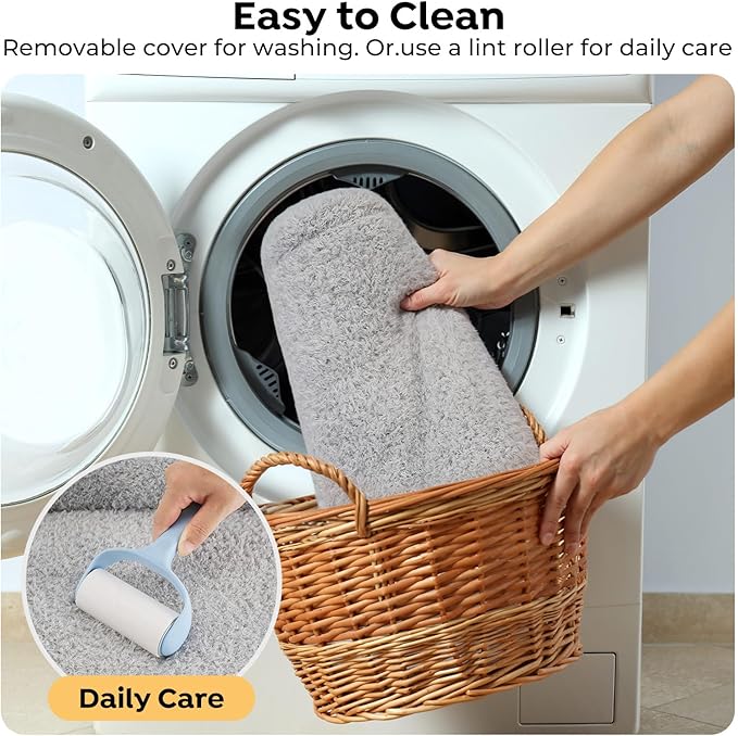 Veehoo 35" Tall Cat Scratching Post for Indoor Cats Adult, Sturdy Cat Scratch Pad with Replaceable Metal Frame Scratching Board, Large Scratch Post with Plush Top Bed