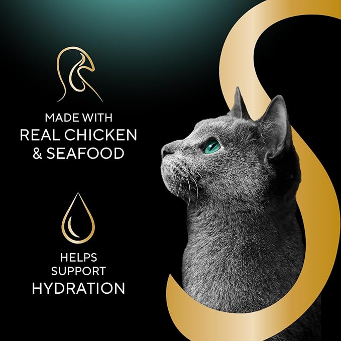 Sheba Selections Filets in Broth Adult Wet Cat Meal Complement Chicken & Tuna Recipe, 1.3 oz. Cups, 12 Count