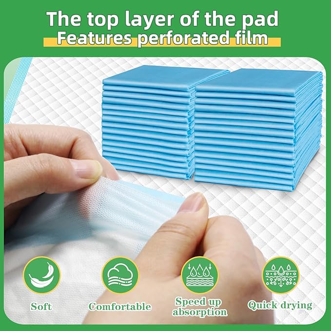 Dog Pee Pads Extra Large 30"x36", 40-Count Puppy Pads XXL, Leak-Proof X-Large Pee Pads for Dogs, Super Absorbent Dog Potty Training Pads XL, Disposable Pet Urine Bed Pads for Doggie, Cats