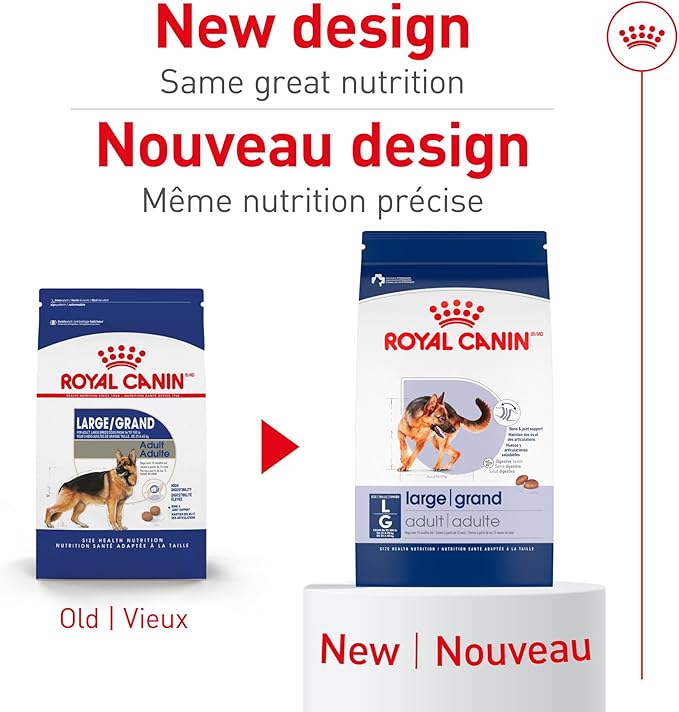 Royal Canin Size Health Nutrition Large Adult Dry Dog Food, 17 lb Bag