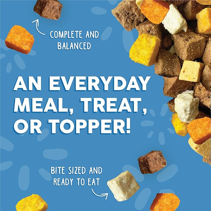 Weruva Dog Freeze Dried, Steak Frites Dinner with Sirloin Tip, Egg, Pumpkin & Sweet Potato, 5.5oz Bag