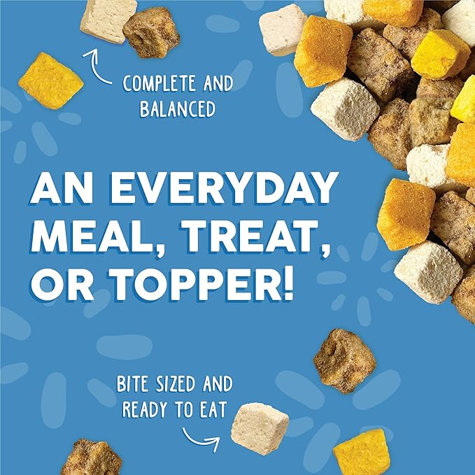 Weruva Dog Freeze Dried, Feeling Farmy with Chicken Breast, Egg & Pumpkin, 13oz Bag