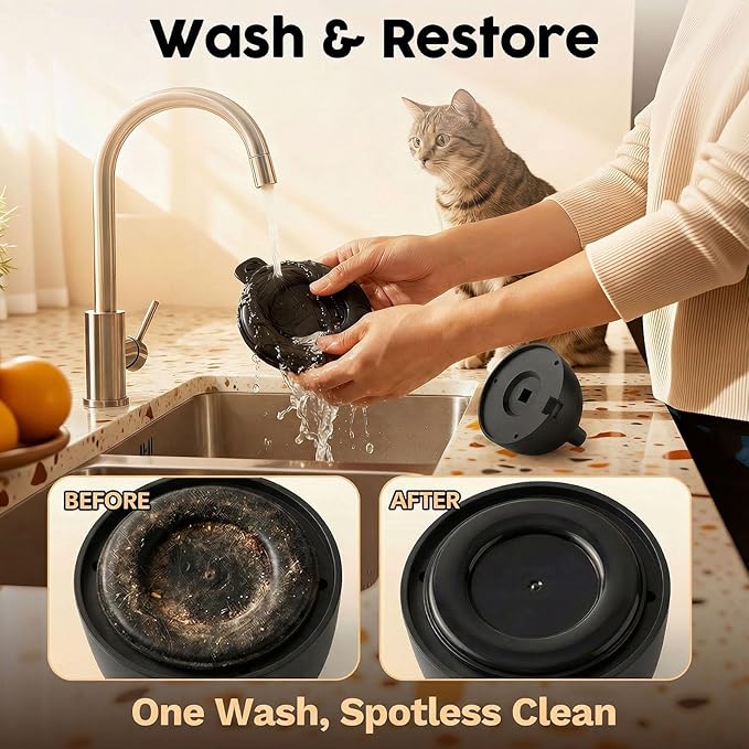 Interactive Cat Toys for Indoor Cats - Automatic Flying Bird Feather Toy, USB Rechargeable Electric Cat Teaser with Strong Suction Base, Smart Motion Activated Self-Play Enrichment Toy for Bored Cats