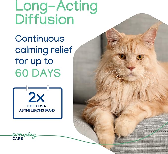 Virbac ZENIFEL Gel Diffuser for Managing Stress-Related Behaviors in Kittens & Cats - No Electricity Needed - Lasts Up to 2 Months