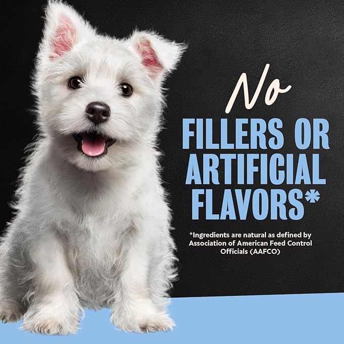 Cesar Puppy Filets in Gravy Wet Dog Food, Chicken Recipe, 3.5 oz. Easy Peel Trays, Dog Food Toppers, 24 Count