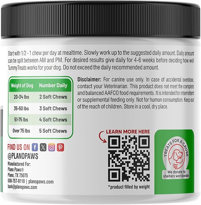 Probiotics for Dogs – Digestive Health Chews with Prebiotics & Enzymes | Dog Probiotic Supplement for Gut, Diarrhea Relief, Gas & Allergy Support – Chicken Flavor Soft Chews