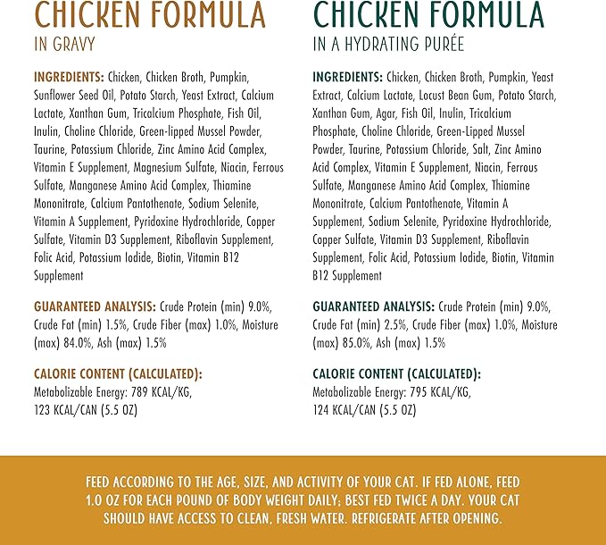 Weruva Senior Cat Food, Golden Moments Variety Pack, 5.5oz Can, Pack of 12