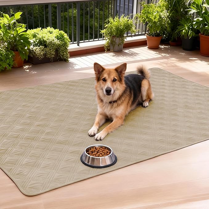 hyha Waterproof Dog Blanket, Reversible Pet Bed Blanket, Soft Sofa Couch Cover for Dogs Washable, Waterproof Pet Couch Covers for Sofa Puppy Cats Furniture Protector(82"x102", Taupe/Beige)