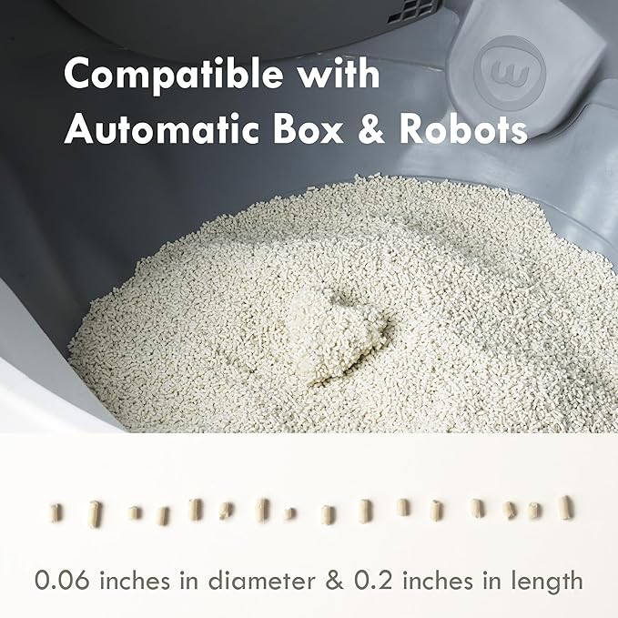 Welcome Home Cat Kit – Attractant Granular Tofu Litter & Deodorizer for Automatic Boxes | Strong Clumping, Odor Control, Easy Cleanup