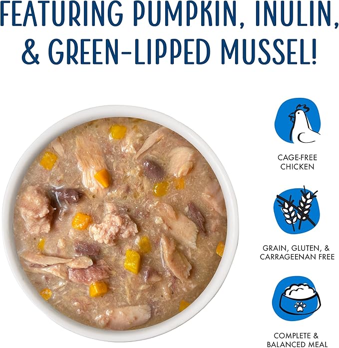 Weruva Senior Cat Food, Chicken and Tuna in Gravy, 5.5oz Can, Pack of 8