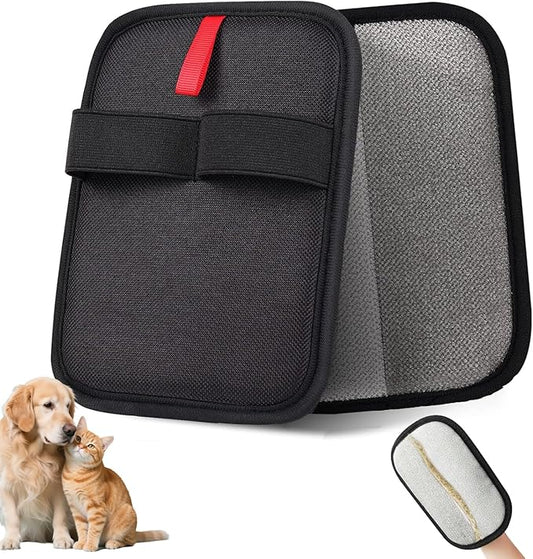 Pet Hair Removal Gloves Brush, Efficient Grooming Gloves for Pet Hair, Reusable Cat Dog Electrostatic Hair Remover Grooming Glove Tool, for Couch, Furniture, Carpet, Curtain (1pc)