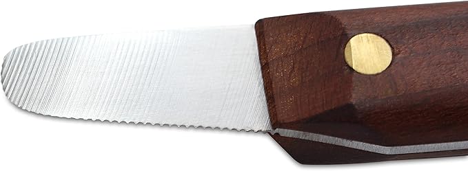 Mars Professional Dog Stripping Knife Grooming Tool, Short, Extra-Fine and Rounded End, Ideal for Face, Head, and Ears